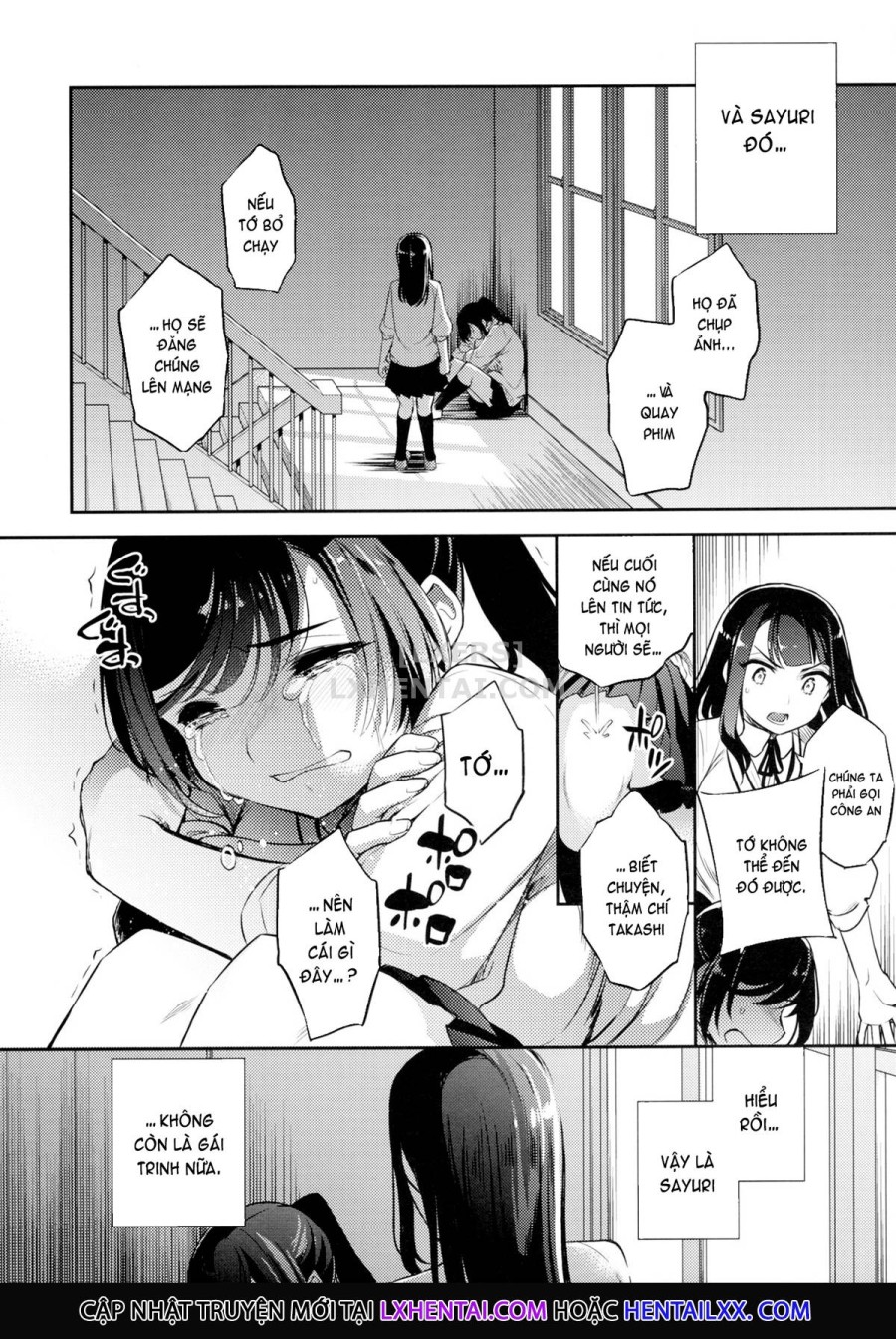 Sayuri - Kareshi to Hatsu H Mokuzen ni Chikan ni NTR-reta Shoujo 