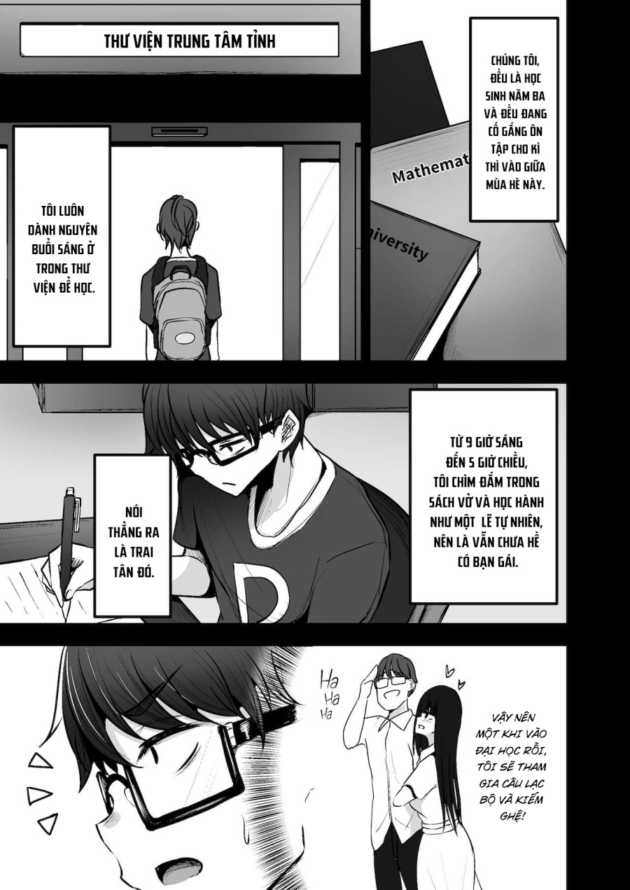 Toshokan de Benkyou Shiteitara Itsumo Kuru Gal JK ni... 