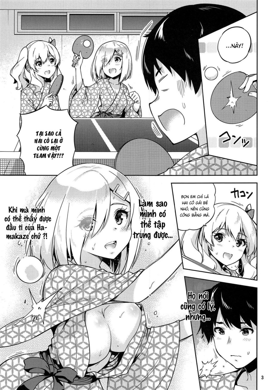 Kashima và Hamakaze ở suối nước nóng 