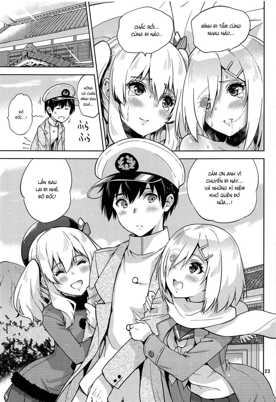 Kashima và Hamakaze ở suối nước nóng 