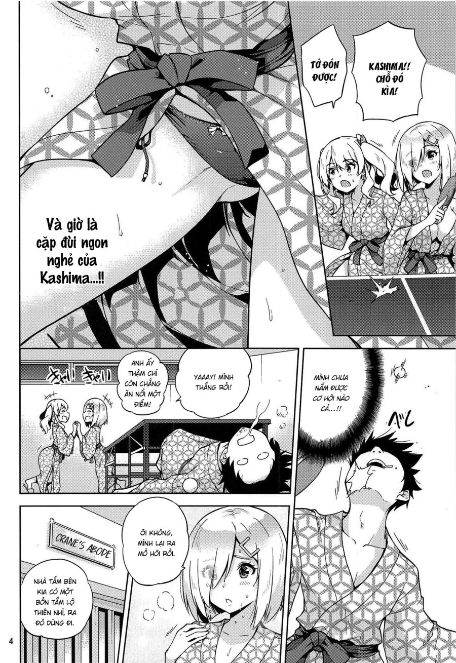 Kashima và Hamakaze ở suối nước nóng 