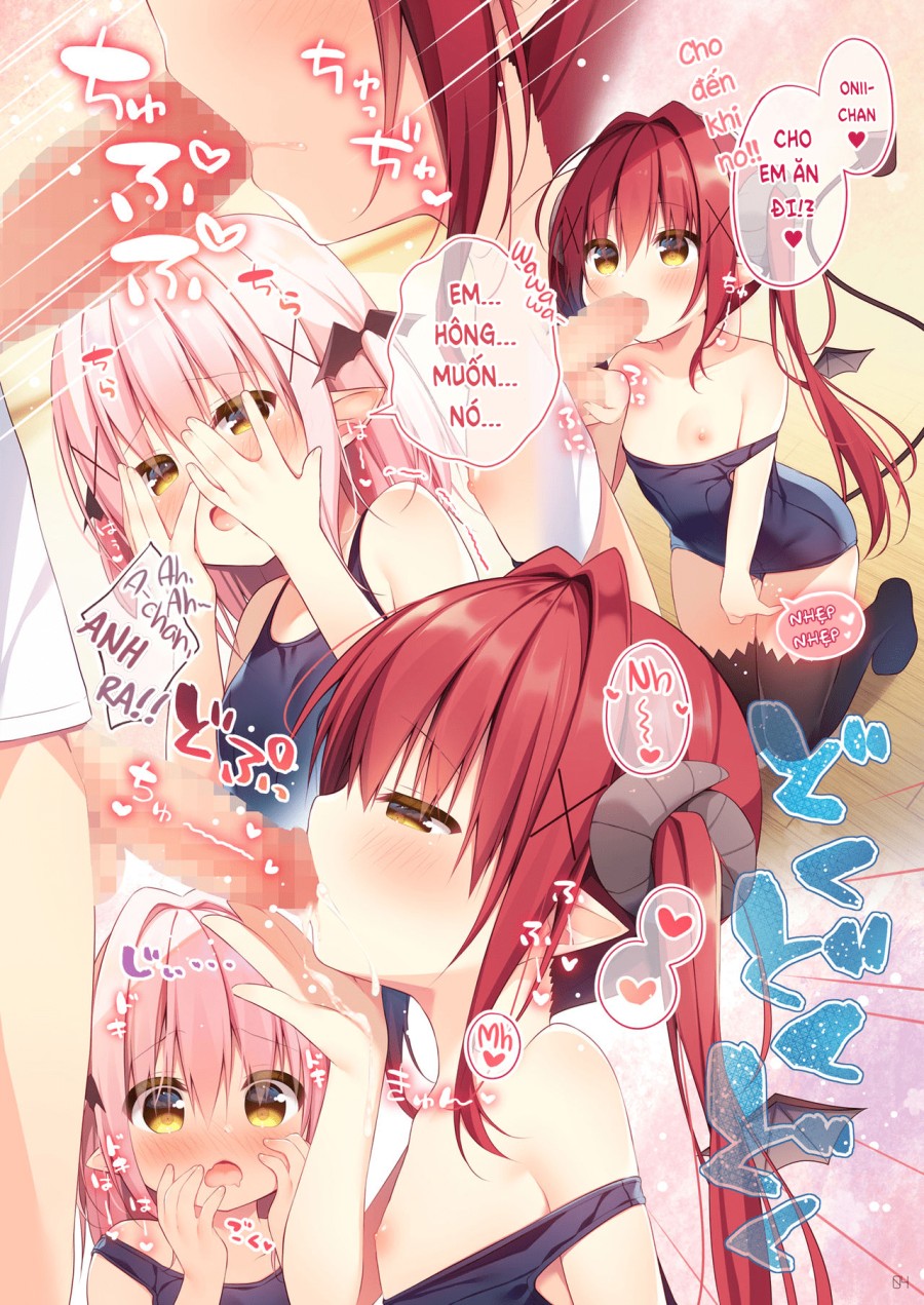 Hai Nàng Succubus Đói Tinh 