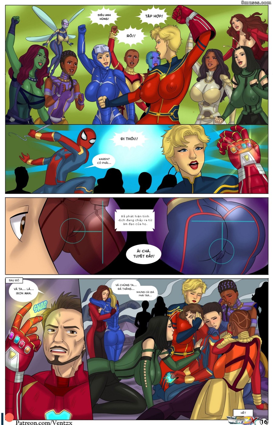 Giờ nghỉ của các Avengers 