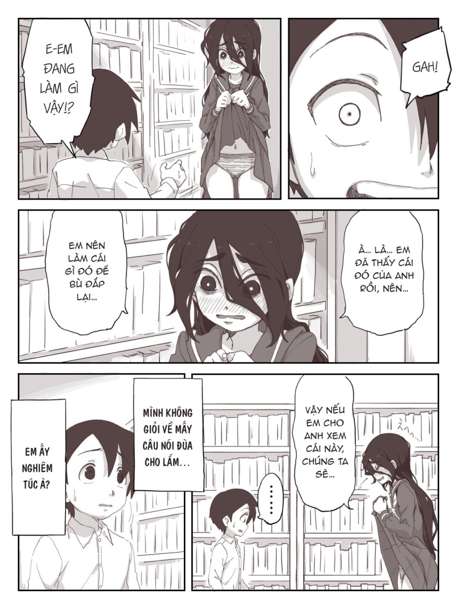 Senpai, hãy ra trên tay em 