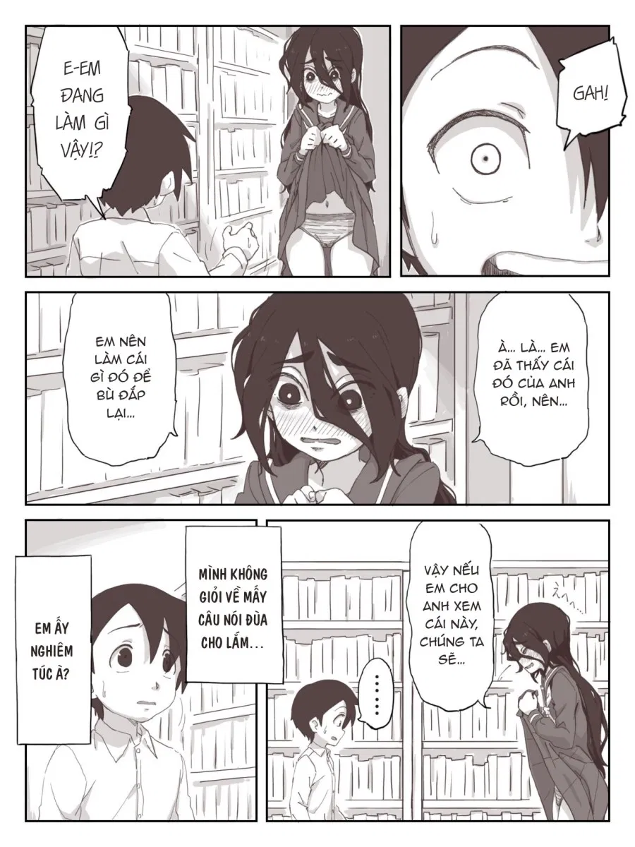 Senpai, hãy ra trên tay em 