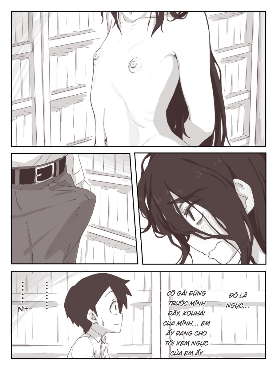 Senpai, hãy ra trên tay em 