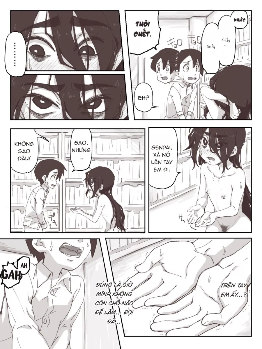 Senpai, hãy ra trên tay em 