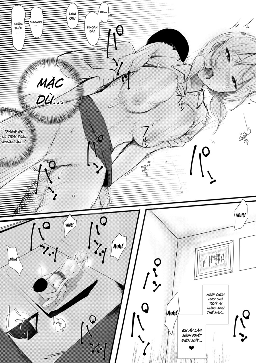 Senpai mà tôi ngưỡng mộ bấy lâu lại là người chỉ thích làm tình 