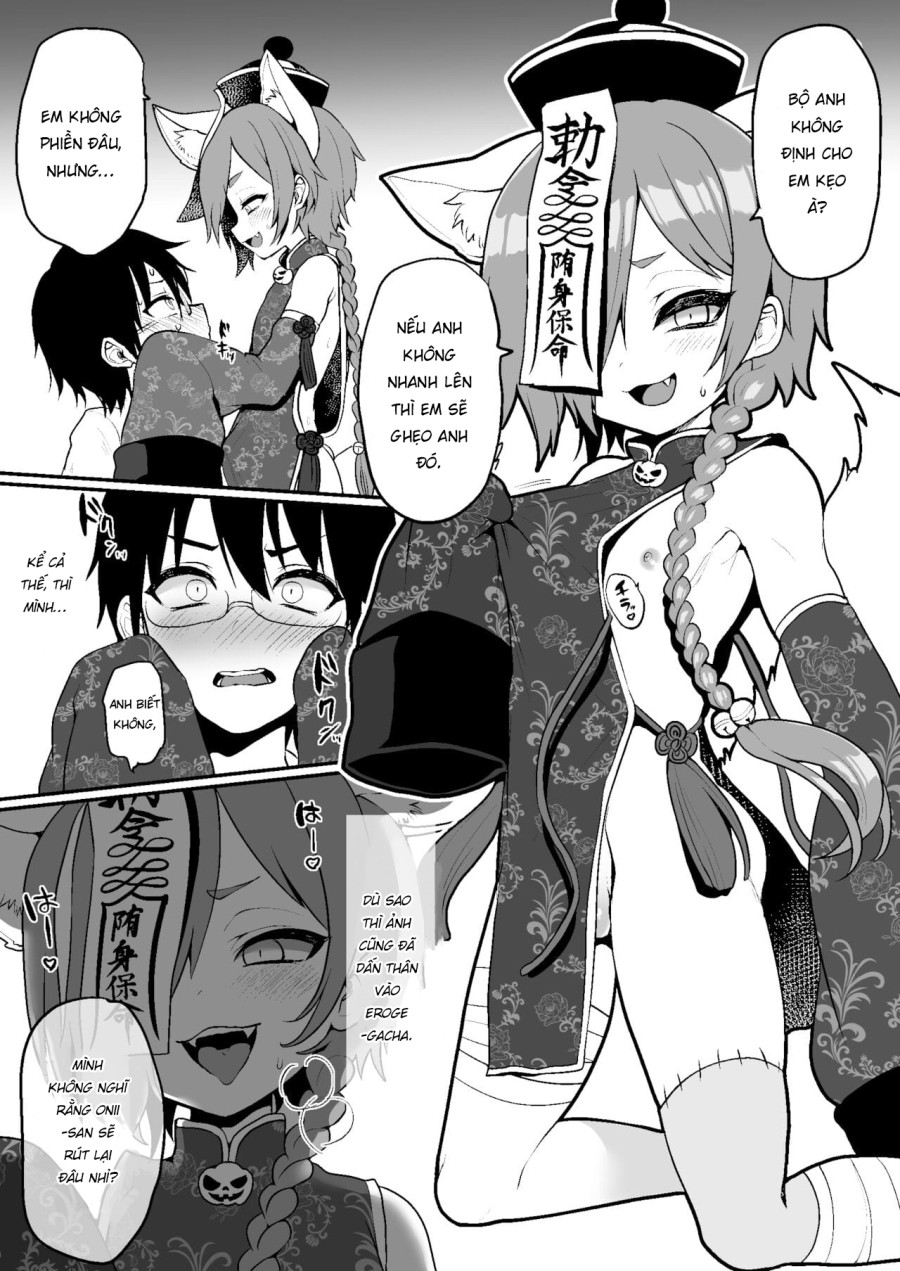 I pulled a Monster Boy from the Materialization Gacha, so I tried to do something naughty with him 