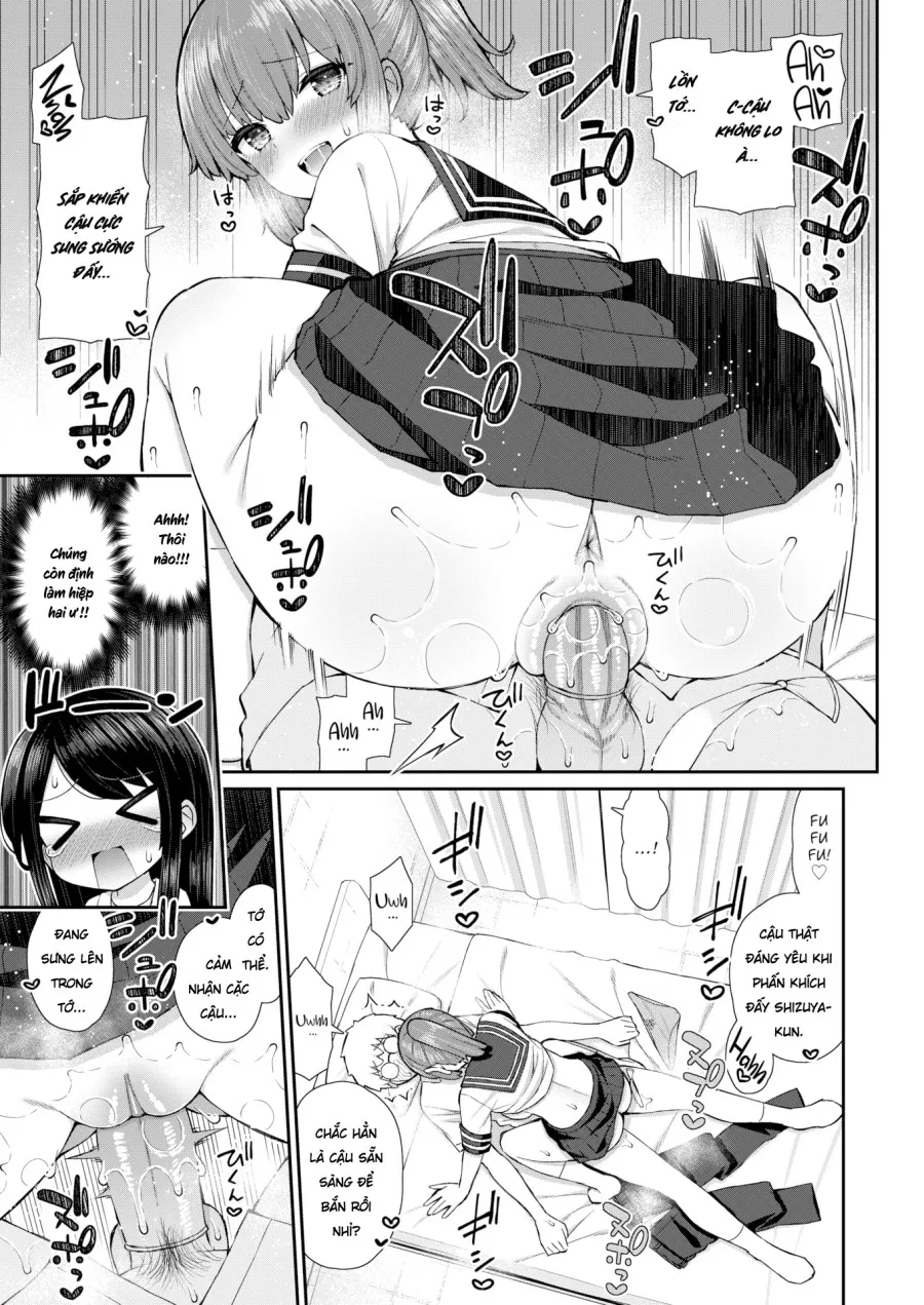 Làm tình với senpai và cô giáo. 