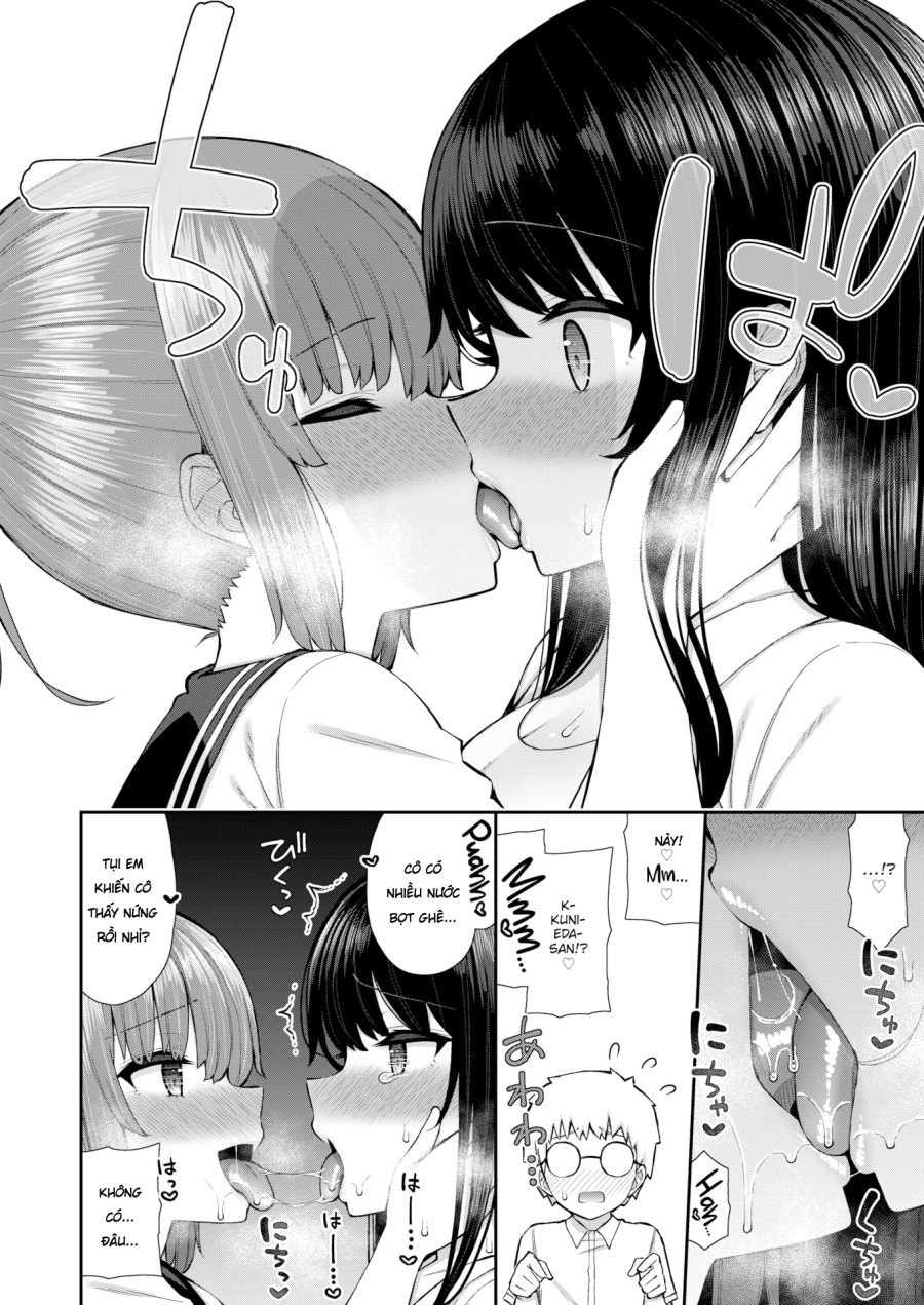 Làm tình với senpai và cô giáo. 