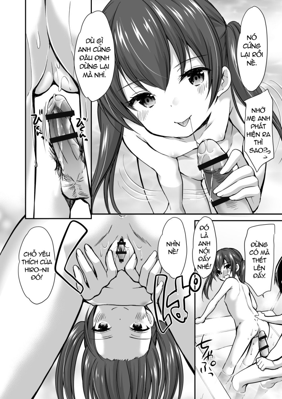Bé loli ướt rượt và nii-chan may mắn 