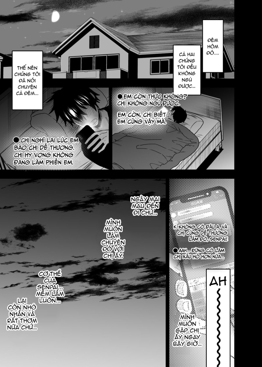 Vì senpai cho phép nên tôi đã làm chuyện đó với chị ấy 