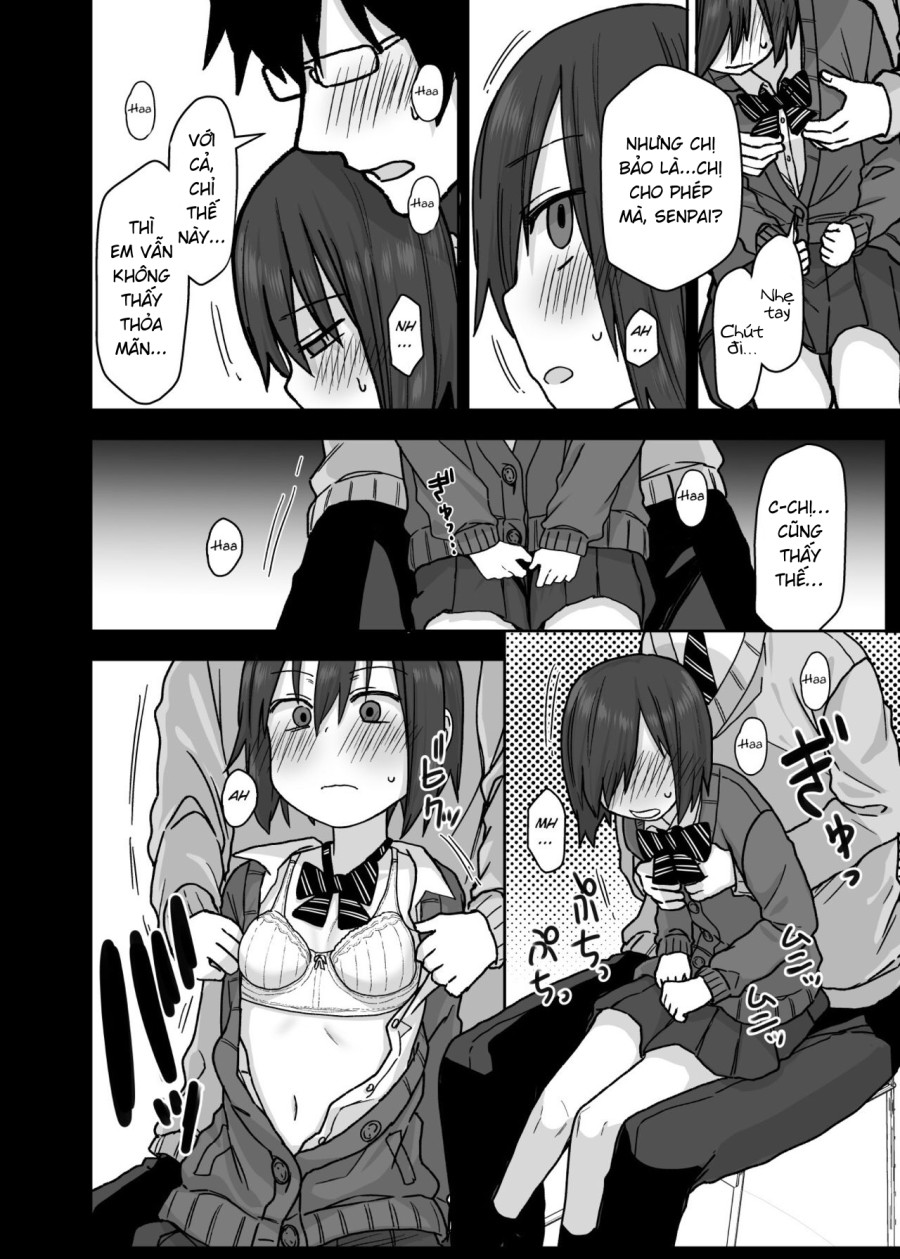 Vì senpai cho phép nên tôi đã làm chuyện đó với chị ấy 