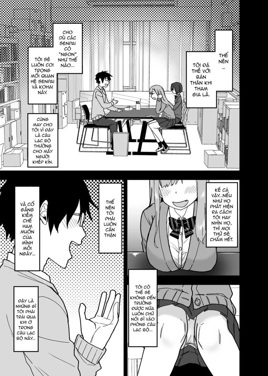 Vì senpai cho phép nên tôi đã làm chuyện đó với chị ấy 