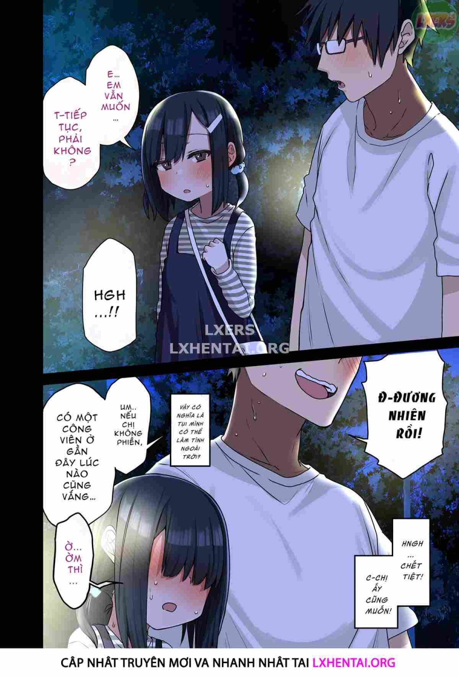Vì senpai cho phép nên tôi đã làm chuyện đó với chị ấy 