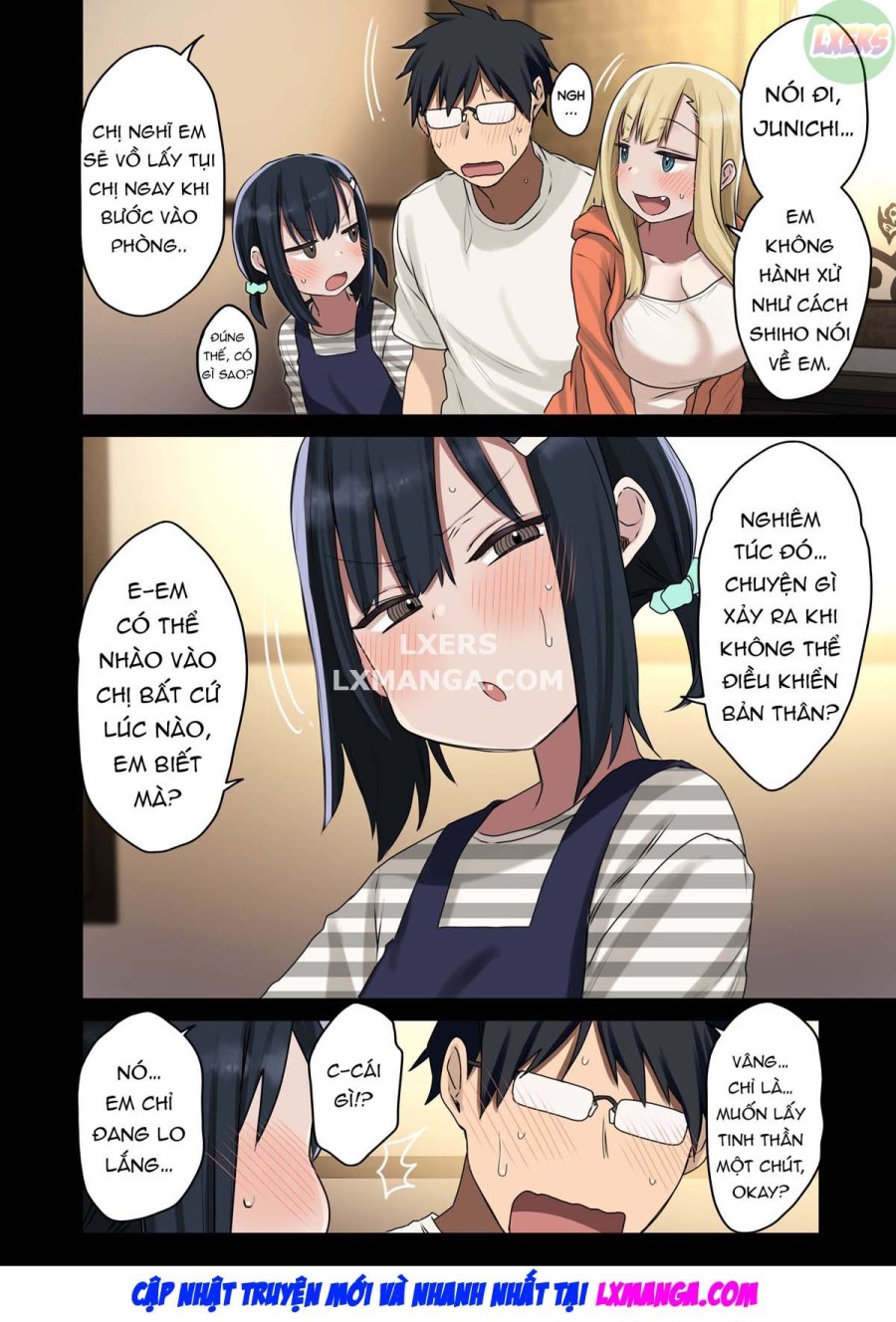 Vì senpai cho phép nên tôi đã làm chuyện đó với chị ấy 