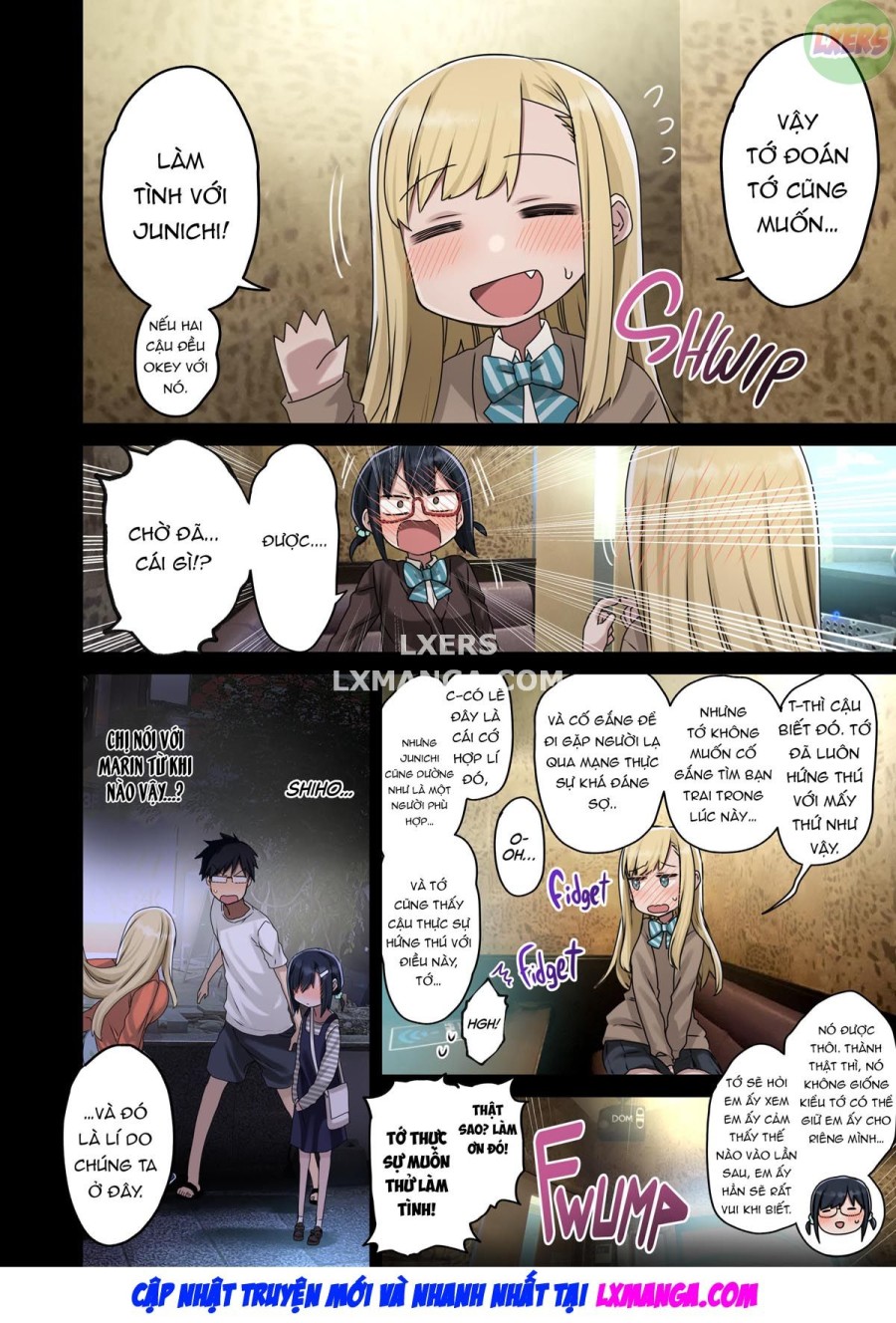 Vì senpai cho phép nên tôi đã làm chuyện đó với chị ấy 