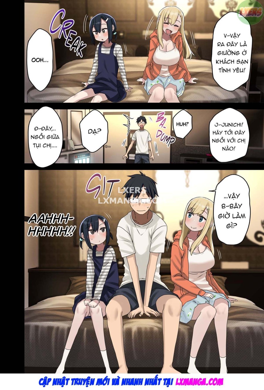 Vì senpai cho phép nên tôi đã làm chuyện đó với chị ấy 