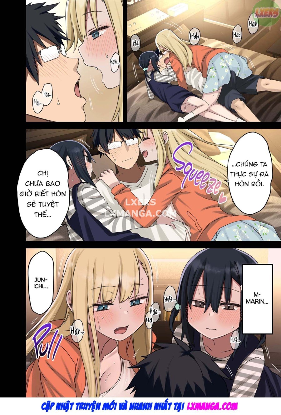 Vì senpai cho phép nên tôi đã làm chuyện đó với chị ấy 