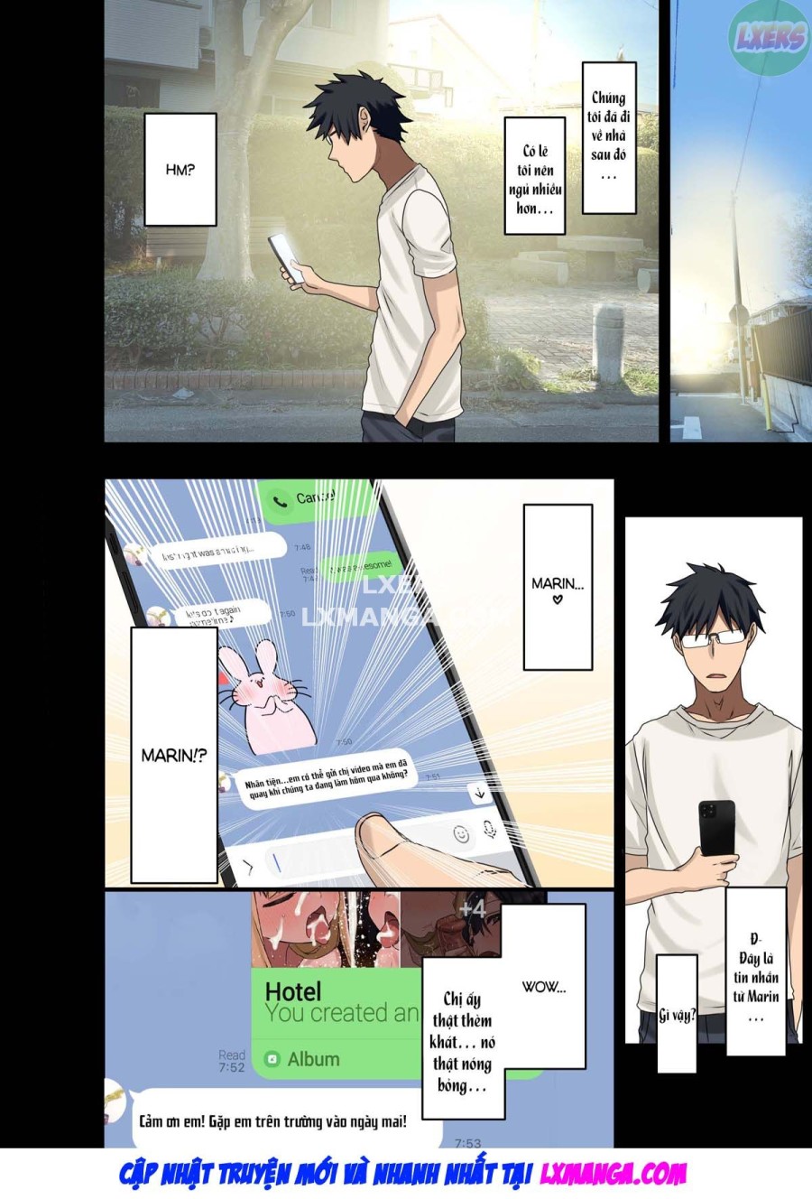 Vì senpai cho phép nên tôi đã làm chuyện đó với chị ấy 