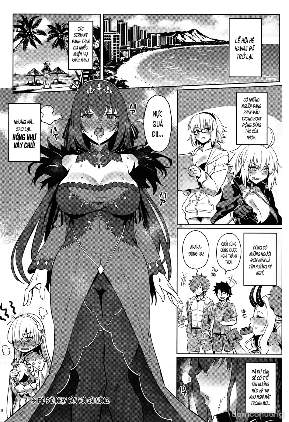 Vị nữ vương nhạy cảm với cái nóng (Fate/Grand Order) 
