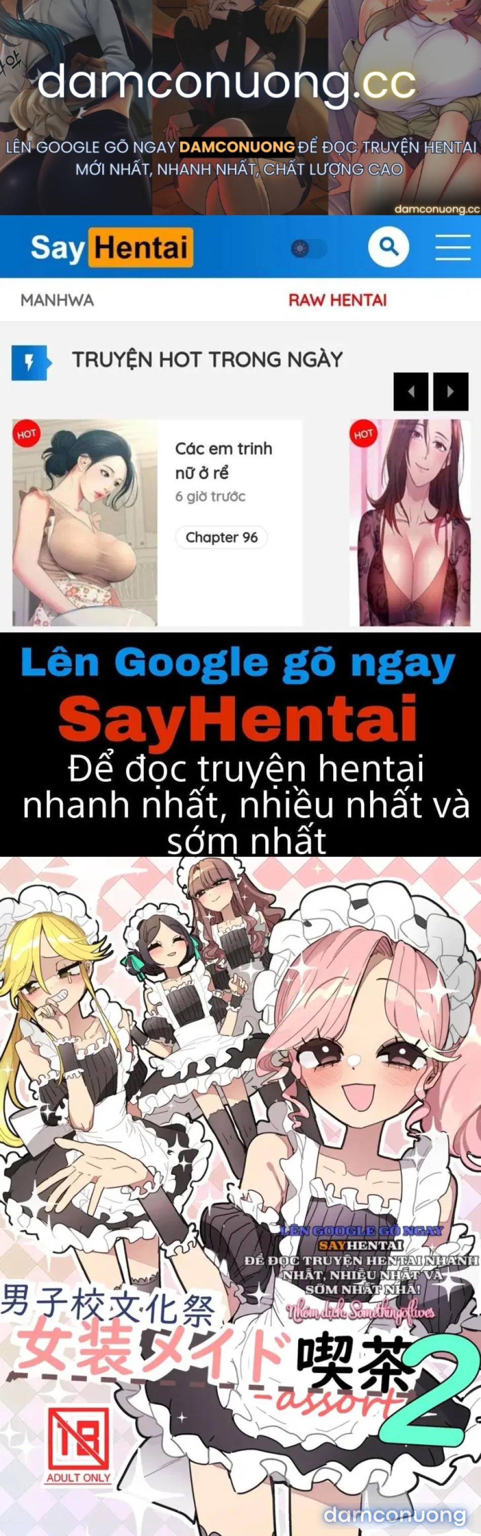 Lễ hội văn hóa trường nam sinh, quán cà phê hầu gái 
