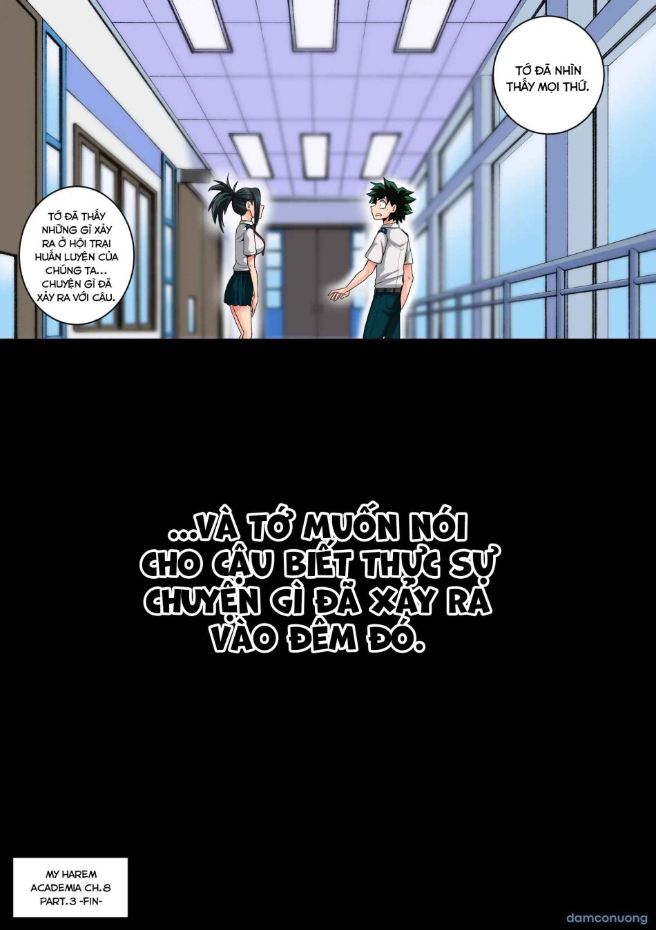 My Harem Academia Chapter 8 Part 3 Breaking into a broken heart 