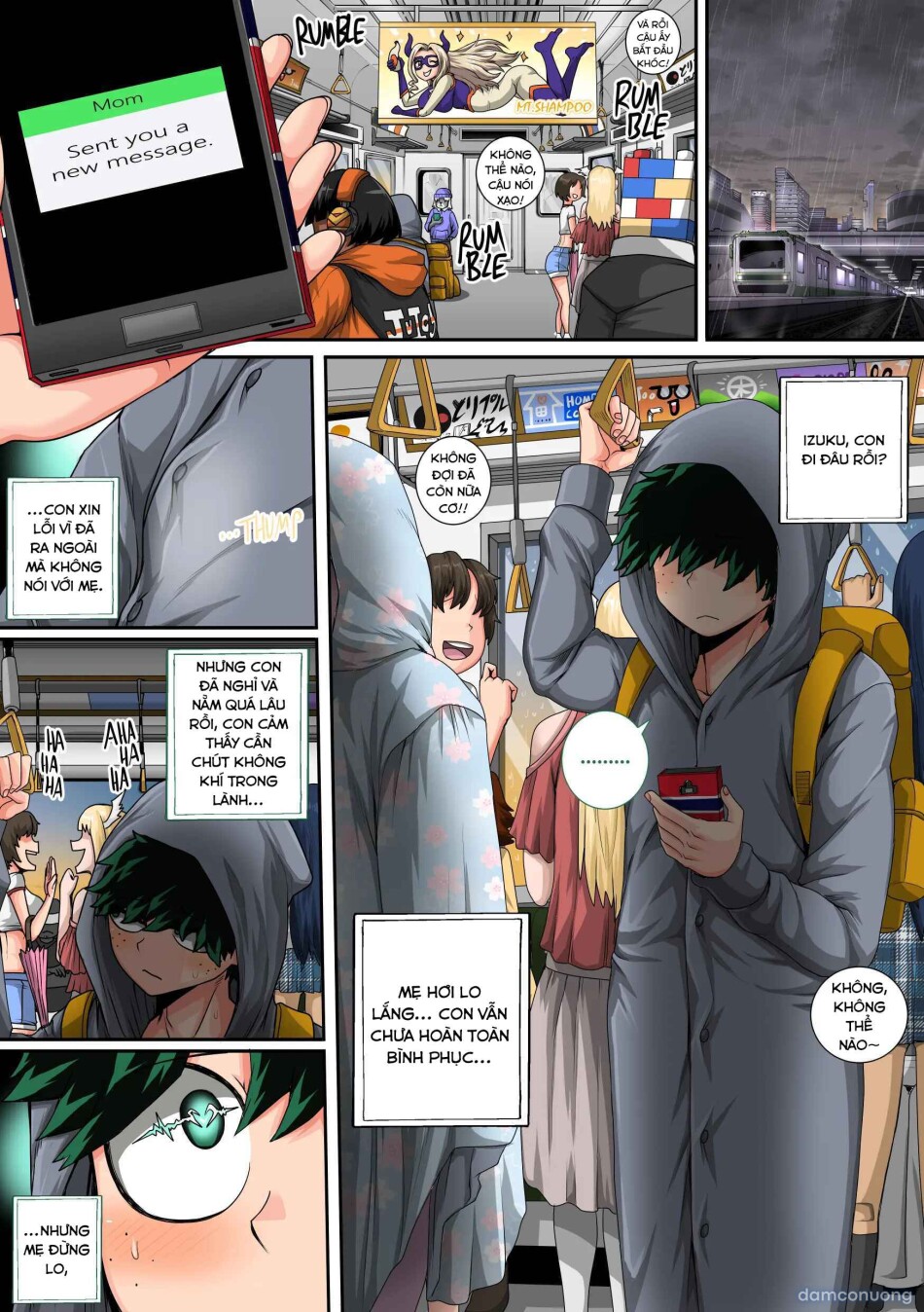 My Harem Academia Chapter 8 Part 3 Breaking into a broken heart 