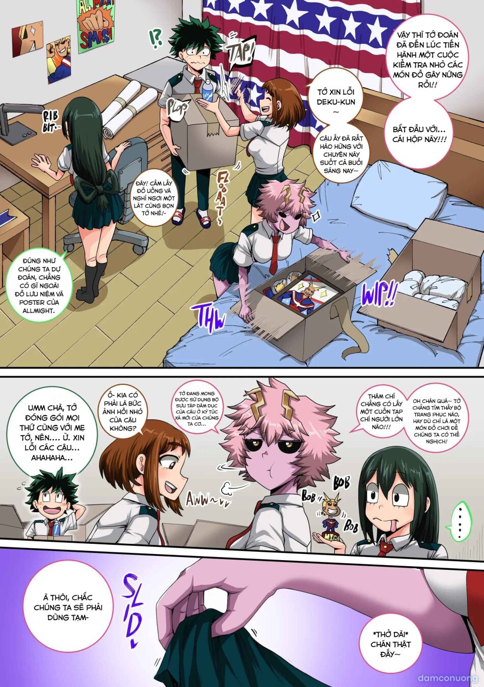 My Harem Academia Chapter 8 Part 3 Breaking into a broken heart 