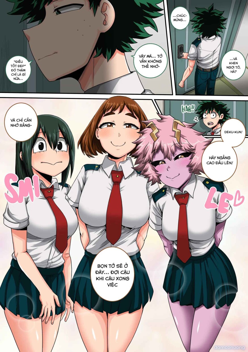My Harem Academia Chapter 8 Part 3 Breaking into a broken heart 