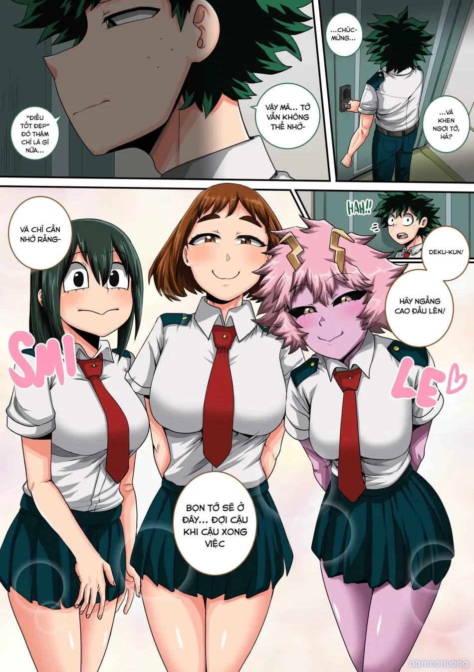 My Harem Academia Chapter 8 Part 3 Breaking into a broken heart 