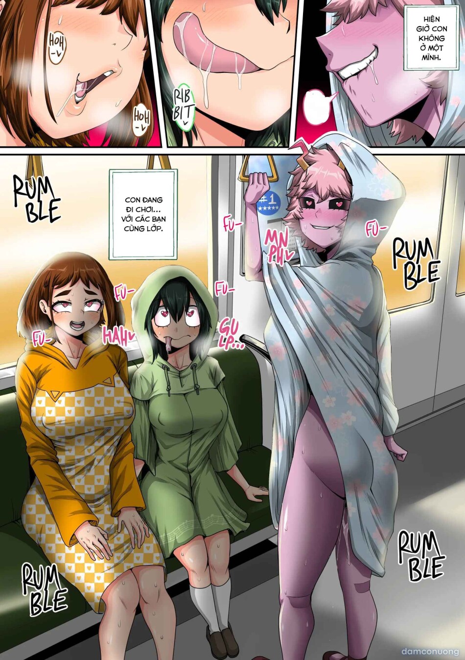 My Harem Academia Chapter 8 Part 3 Breaking into a broken heart 