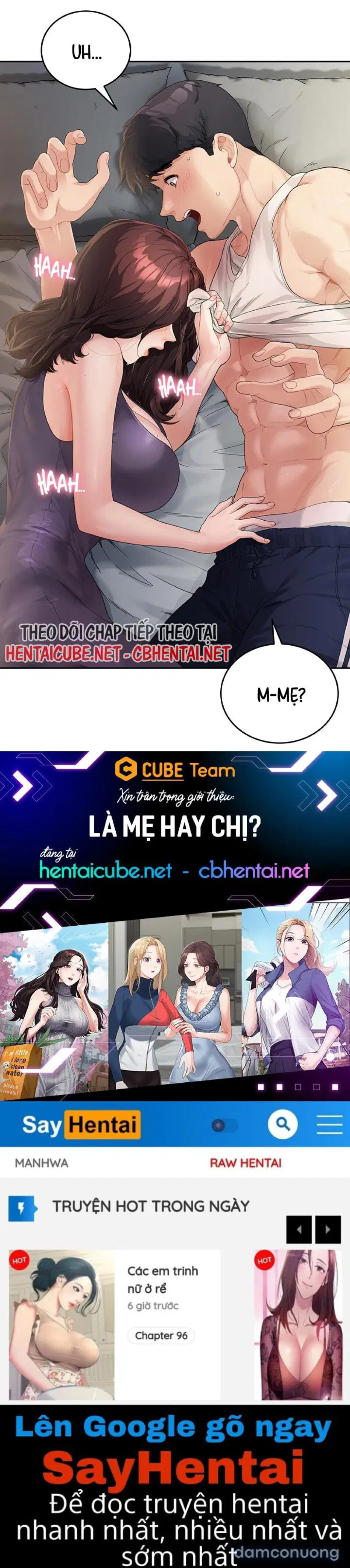 Là chị hay mẹ? 