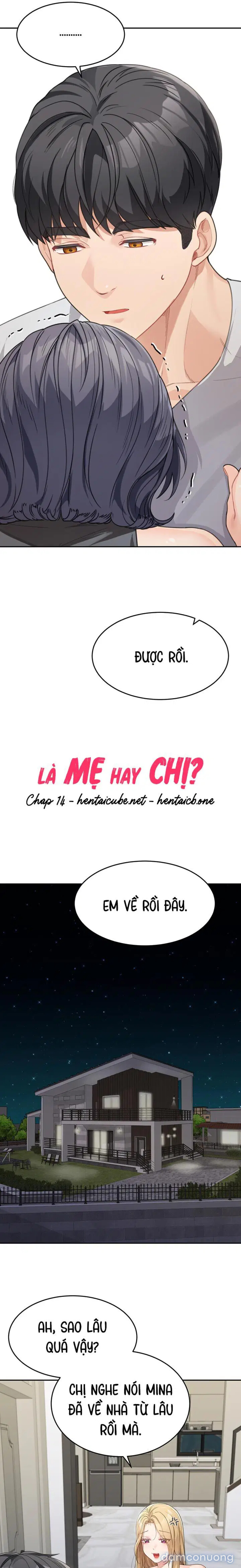Là chị hay mẹ? 