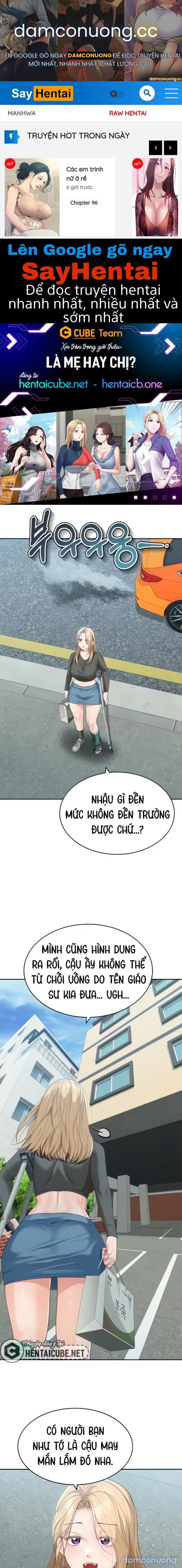 Là chị hay mẹ? 