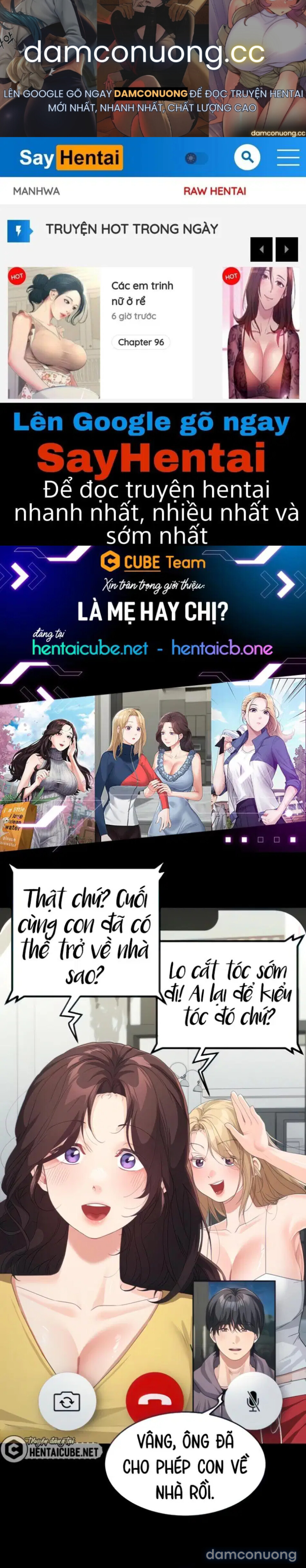 Là chị hay mẹ? 