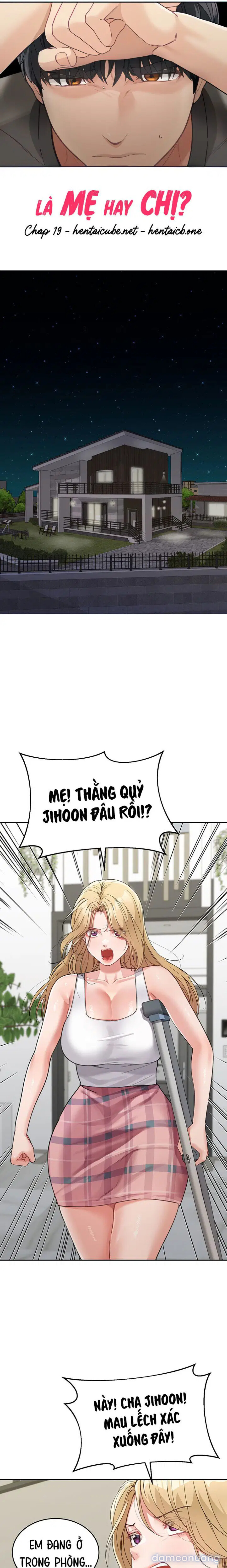 Là chị hay mẹ? 