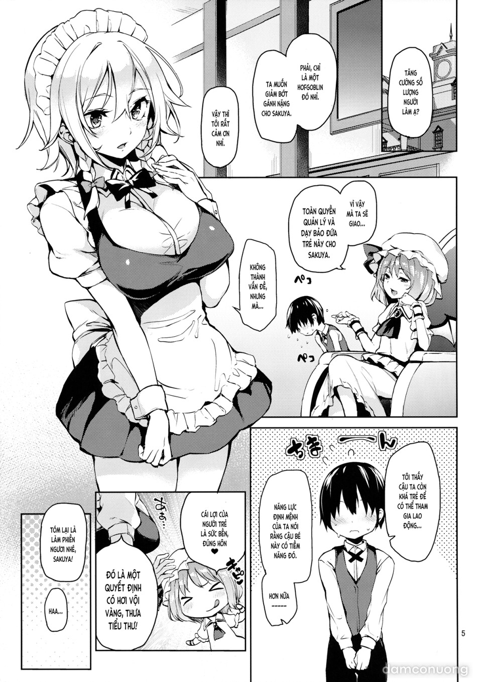 Xin hãy quản lý việc xuất tinh đi, chị Sakuya! (Touhou Project) 