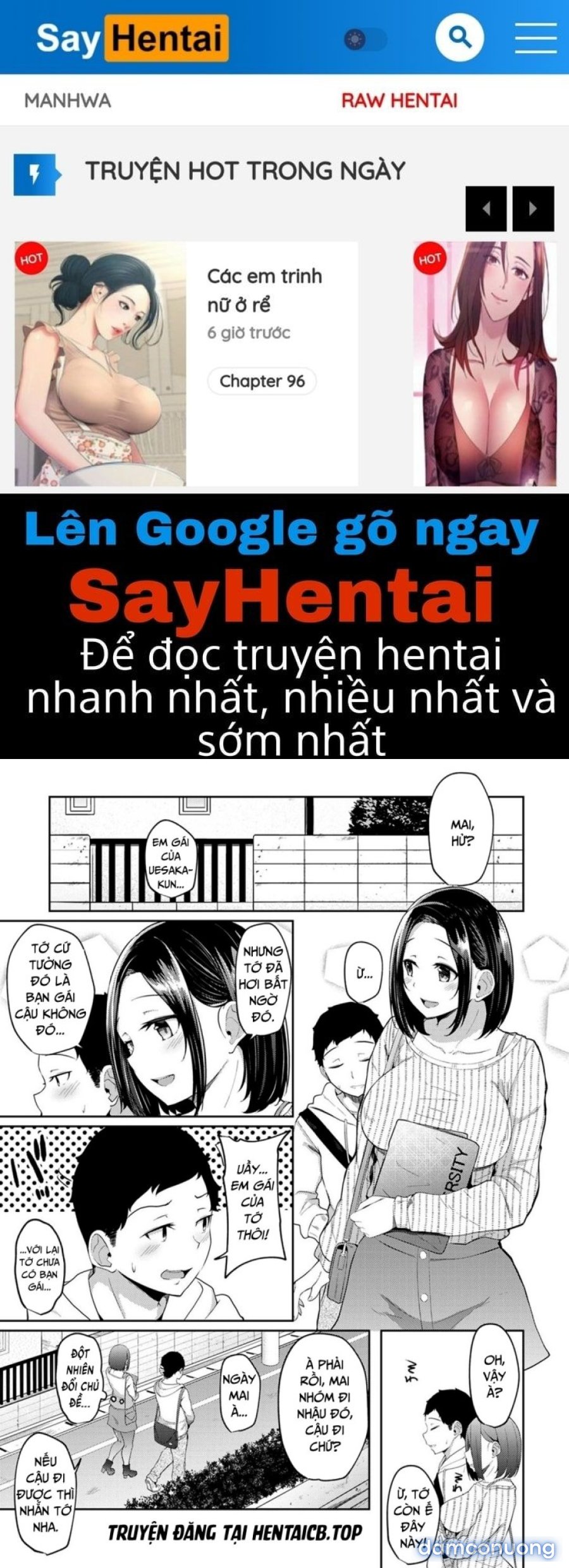 Thấy em gái mình đang mặc tạp dề khỏa thân 
