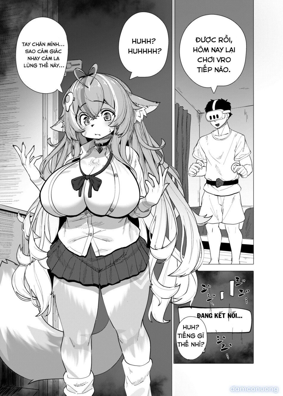 VRChat de Mesukemo ni Tensei?! Zecchou Motomete! Douka Omanko Ikasetekudasai! 
