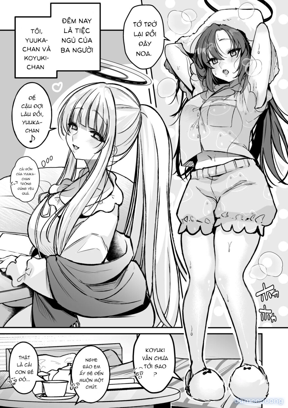 Ở bên Yuuka-chan 