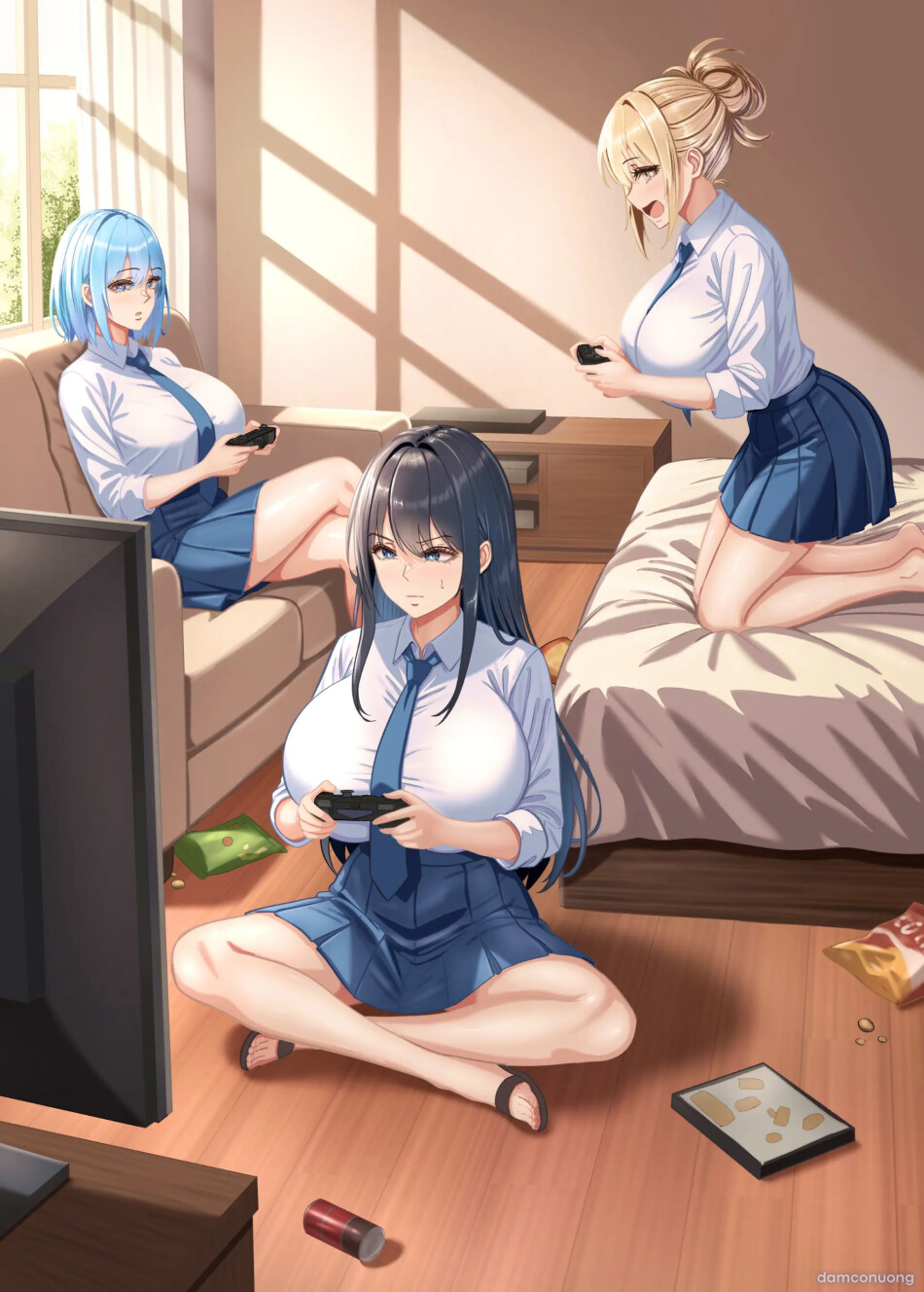 Ore no Heya, Iribitari Gal Darake -Bakunyuu Bi-Gal to 4P Nakadashi Life 