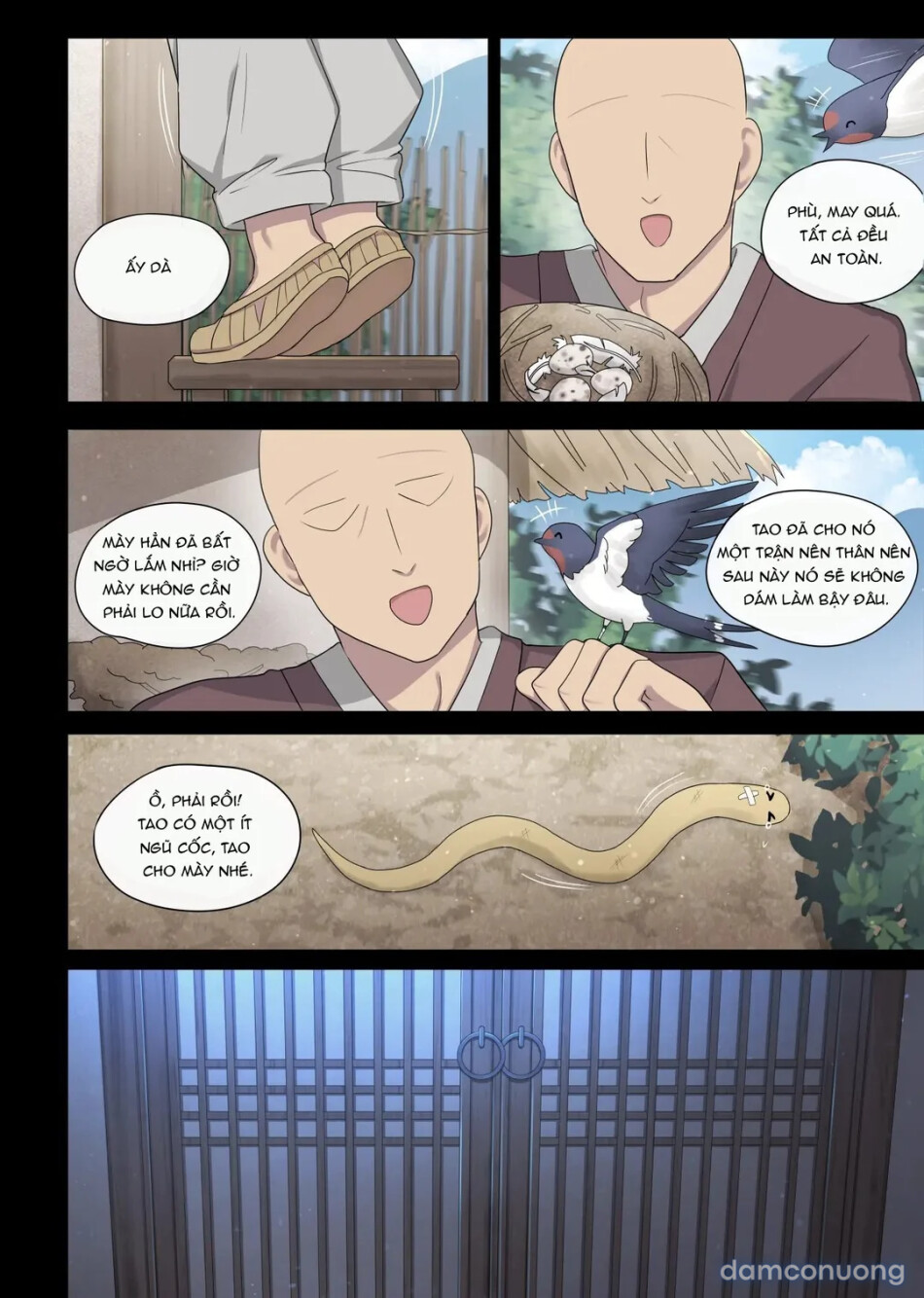 The swallow that repaid a favor 
