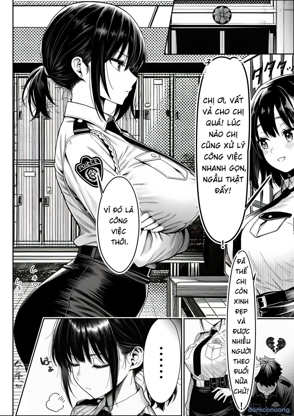 Josei keisatsukan (29-sai) ga, chinpira no chinpo ni gyaku torishirabe o sarete 