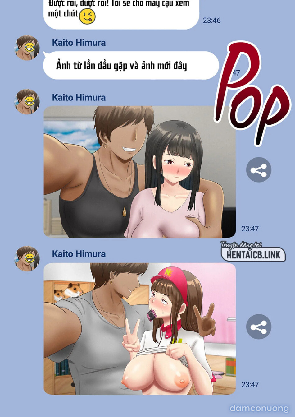 Đoạn clip của bạn gái trong nhóm chat NTR 
