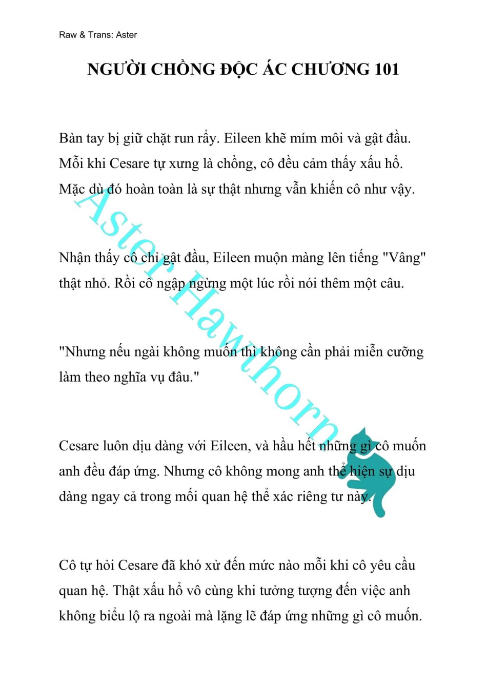 [NOVEL] Người Chồng Độc Ác 