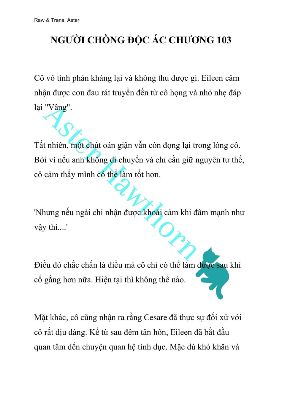 [NOVEL] Người Chồng Độc Ác 