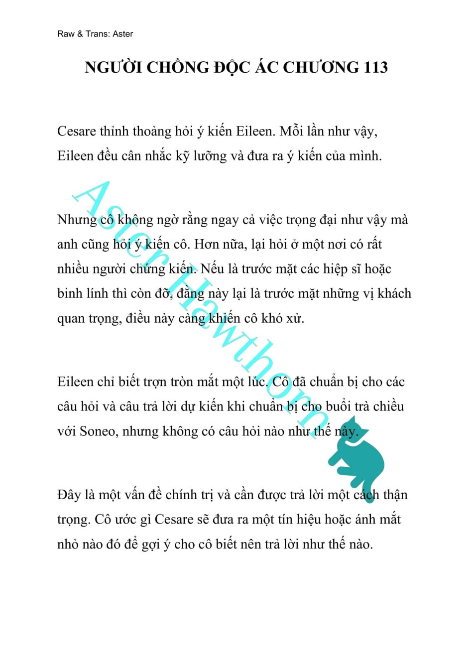 [NOVEL] Người Chồng Độc Ác 