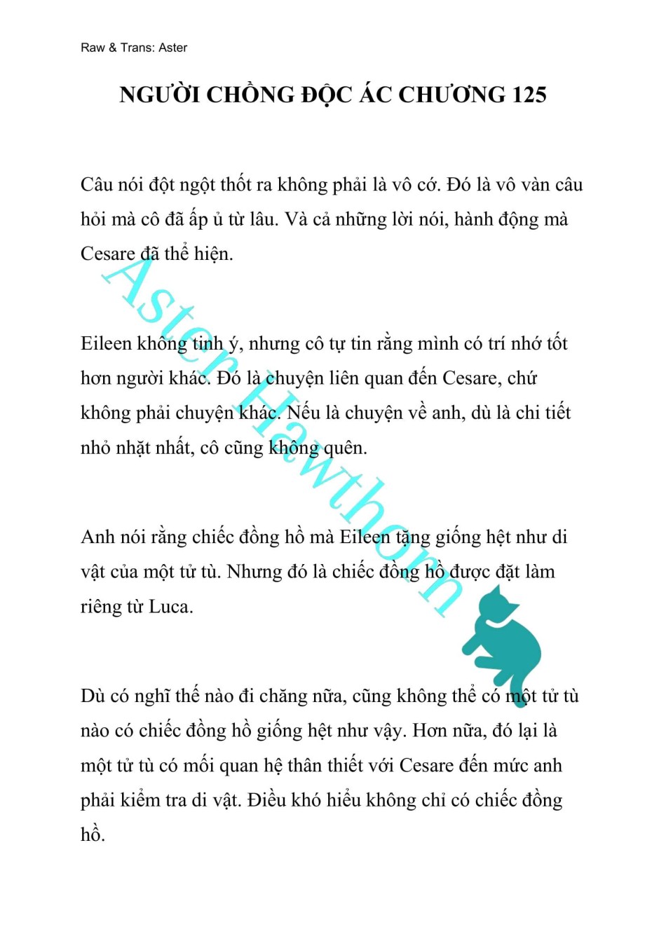 [NOVEL] Người Chồng Độc Ác 
